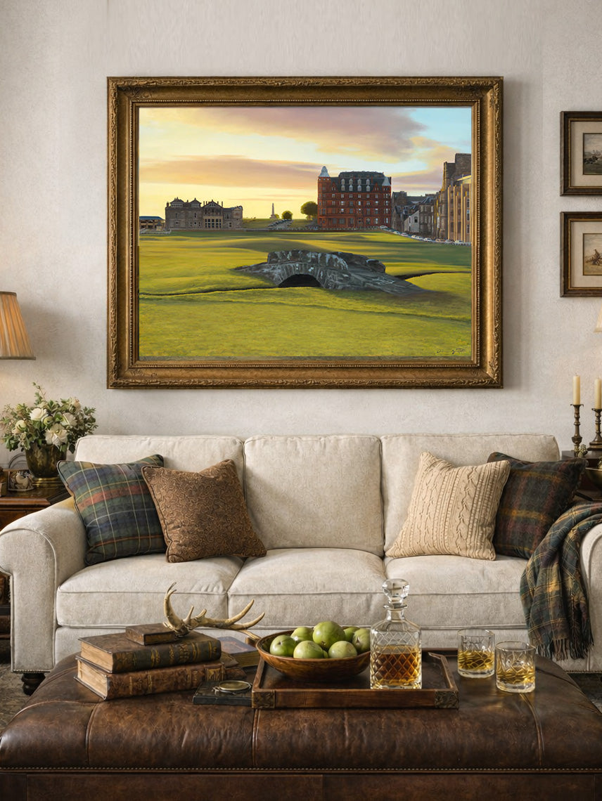 【美品】セントアンドリュースSt ANDREWS St Andrews Sunrise Limited Edition Print | Home of Golf by Aimee