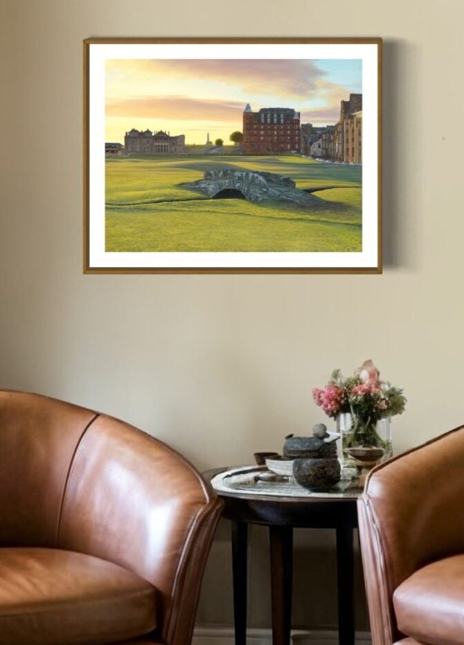 St Andrews Sunrise Limited Edition Print | Home of Golf by Aimee