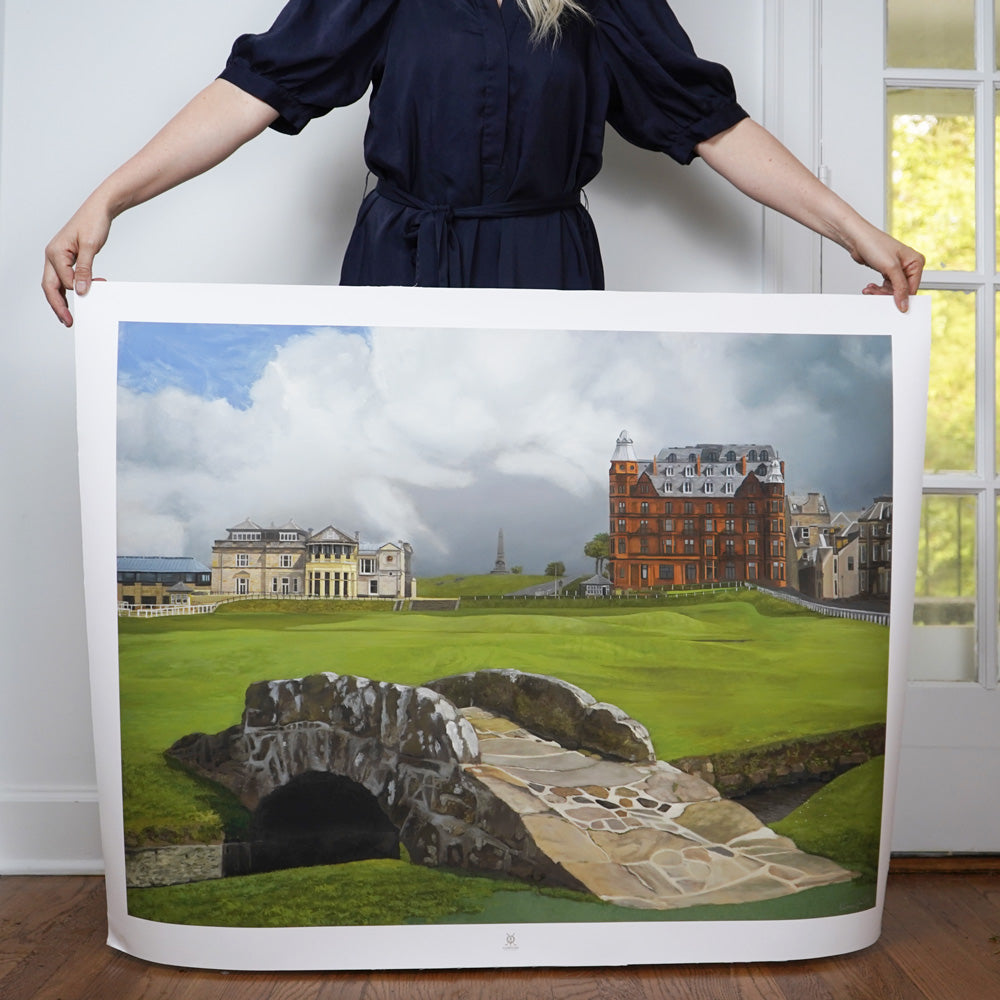 Swilcan Bridge St Andrews 18th Hole Limited Edition Print | Aimee