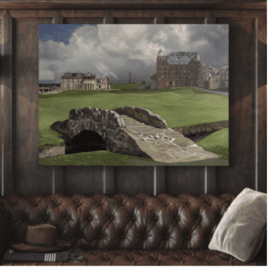 St. Andrews Golf Link Painting, Aimee Smith Studios