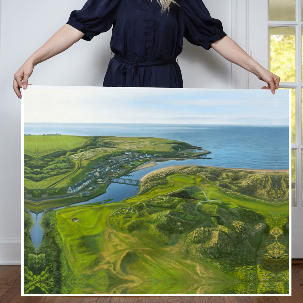 Cruden Bay Golf Course Art 30" x 40" print