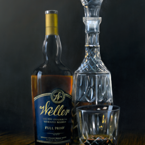 Weller Whiskey Bourbon Painting