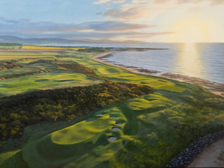 Sunrise at Royal Dornoch Golf Art