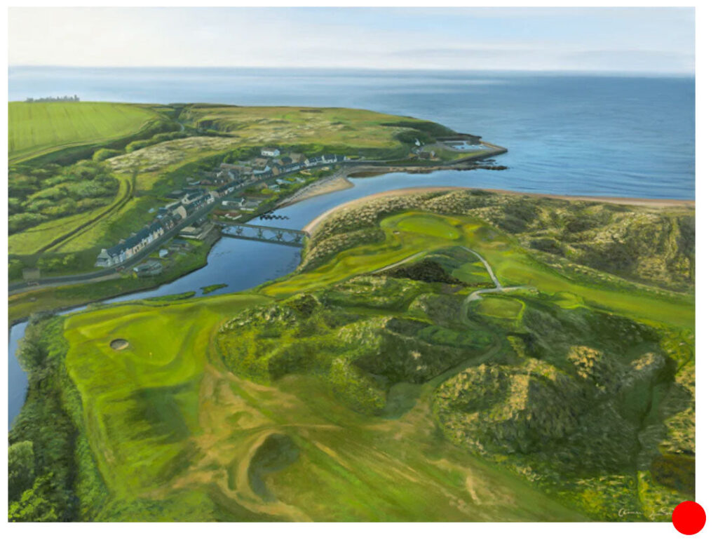 Cruden Bay Golf Course Painting Commission