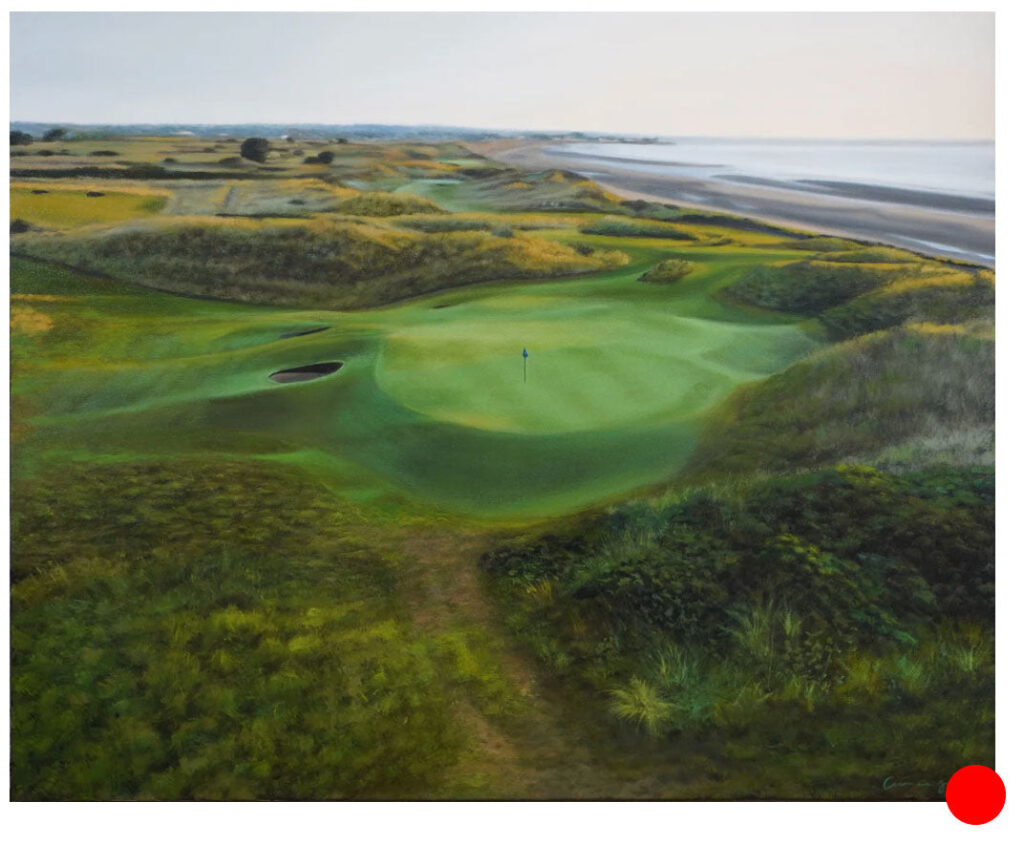 Portmarnock Golf Club Fine Art Oil Painting Sold